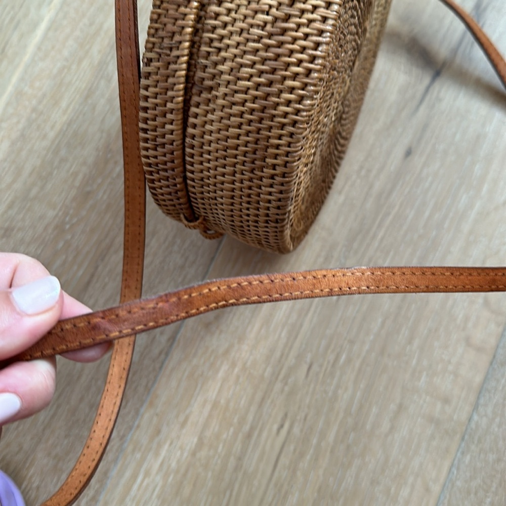 Rattan basket bag - Picture 7 of 8